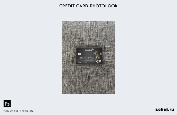 цифровая загрузка Вьетнам Vietinbank визовая карта для подписи фотошаблон лицево